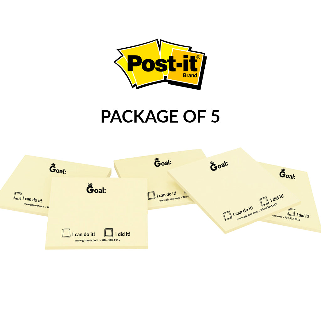 Gitomer "Goal" Post-it Notes